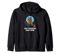 Don't Bother Me Right Meow Cat Lover Divertido Video Gamer Humor Sudadera con Capucha