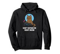 Don't Bother Me Right Meow Cat Lover Divertido Video Gamer Humor Sudadera con Capucha