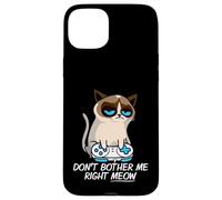 Don't Bother Me Right Meow Funny Sarcastic Gaming Cat Meme Carcasa para iPhone 15 Plus