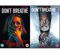 Don't Breathe 1-2 Movie Collection DVD - Don't Breathe, Don't Breathe 2 DVD - Don't Breathe 1&2 DVD
