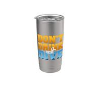 Don't Drink And Dive Funny Scuba Diver Diving Vaso térmico de acero inoxidable de doble pared