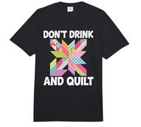 Don't Drink & Quilt Coser Humor Quilting Comfort Colors Adult Heavyweight T-Shirt