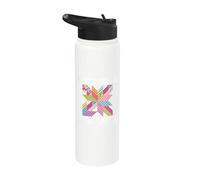 Don't Drink & Quilt Coser Humor Quilting Stainless Steel Insulated Water Bottle