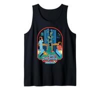 Don't Fall Asleep Monsters Retro Vintage Funny Adult Humor Camiseta sin Mangas