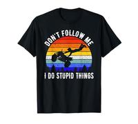 Dont Follow Me I Do Stupid Things Cuatro Ruedas ATV Quad Bike Camiseta