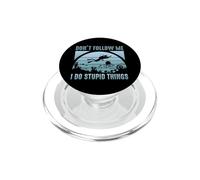 Don't Follow Me I Do Stupid Things Scuba Dive Diver Diving PopSockets PopGrip para MagSafe