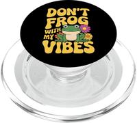 Dont Frog with My Vibes Cute Retro Frog Estética PopSockets PopGrip para MagSafe