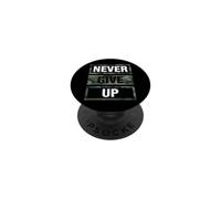 Don't Give Up Illustration Quotes Novelty Graphic Designs PopSockets PopGrip Adhesivo