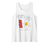 Don't go bacon my heart - Bacon y huevos, Tocino divertido Camiseta sin Mangas