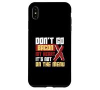 Don't Go Bacon My Heart No está en el menú Trabajadores dietéticos Carcasa para iPhone XS Max