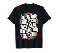 Don't Hear What I Didn'T Say Comunicación del Autismo |- Camiseta