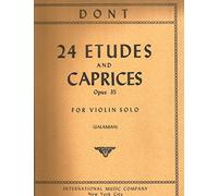Dont, Jakob - 24 Etudes and Caprices, Op. 35 - Violin solo - by Carl Flesch - International