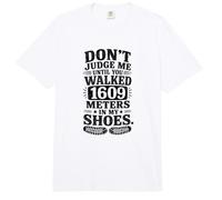 Don't Judge Me Until You've Walked 1609 Meters Funny Metric Comfort Colors Adult Heavyweight T-Shirt