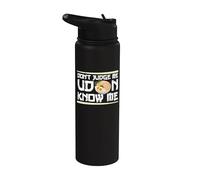Don't Judge Udon Know Me Comida japonesa Miso Fideos Vintage Stainless Steel Insulated Water Bottle