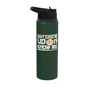 Don't Judge Udon Know Me Comida japonesa Miso Fideos Vintage Stainless Steel Insulated Water Bottle