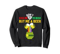 Don't Kiss Me I'm Irish Shenanigans Beer 2022 St Patricks Sudadera