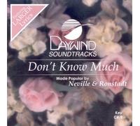 Don't Know Much [Accompaniment/Performance Track]