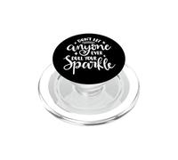 Don't Let Anyone Ever Dull Your Sparkle - Cita Motivacional PopSockets PopGrip para MagSafe