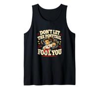 Don't Let The Ponytail Fool You Karate Girls Cinturón Negro Camiseta sin Mangas