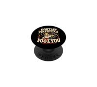 Don't Let The Ponytail Fool You Karate Girls Cinturón Negro PopSockets PopGrip Adhesivo