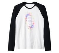 Don't Let What You See - Women Girls Floral Christian Faith Camiseta Manga Raglan