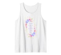 Don't Let What You See - Women Girls Floral Christian Faith Camiseta sin Mangas