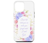 Don't Let What You See - Women Girls Floral Christian Faith Carcasa para iPhone 12 Pro MAX