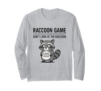 Don't Look At The Raccoon - Divertido Juego de Mapache de Humor Manga Larga