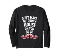 Don't Make Me Drop A House On You Funny Halloween Costume Manga Larga