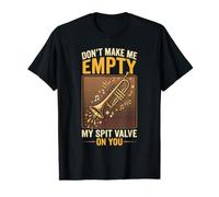 Don't Make Me Empty My Spit Valve On You Funny Trumpet Camiseta gráfica económica