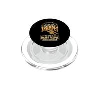 Don't Make Me Empty My Spit Valve On You Funny Trumpet PopSockets PopGrip para MagSafe
