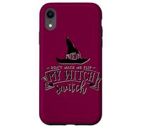 Don't Make Me Flip My Witch Switch Divertido Halloween Mamá Humor Carcasa para iPhone XR