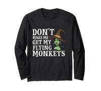 Don't Make Me Get My Flying Monkeys - Bruja de Halloween Mom Manga Larga