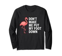 Don't Make Me Put My Foot Down Flamingo Funny Manga Larga