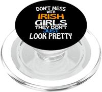 Dont Mess with Pretty Irish Girls Funny Irlanda Cita PopSockets PopGrip para MagSafe