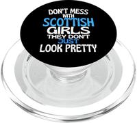 Dont Mess with Pretty Scottish Girls Funny Scotland Cita PopSockets PopGrip para MagSafe