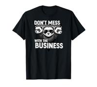 Don't Mess with The Business Funny Ferret Group Pun Camiseta