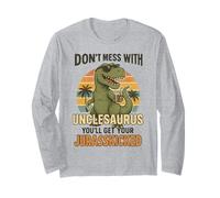 Don't Mess with Unclesaurus You'Ll Get Your Jurasskicked Manga Larga