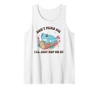 Don't Mind Me I'Ll Just Hop On por Cute Frog Nature Design Camiseta sin Mangas