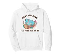 Don't Mind Me I'Ll Just Hop On por Cute Frog Nature Design Sudadera con Capucha
