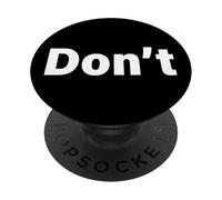 Don't No me hables No lo menees No te dirijas a la Fiesta PopSockets PopGrip Adhesivo