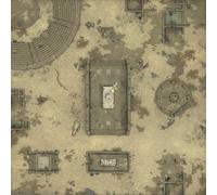 Don't Panic Games Level 42 | Alfombrilla de juego (playmat) | Alfombrilla de ratón XL | Ancient City Generic | para Juegos de Cartas TCG