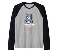 Don't Piss Me Off I'm Out Of Places To Hide Bodies Camiseta Manga Raglan
