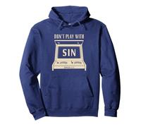Don't Play with Sin - Retro Arcade Game Christian Gospel Sudadera con Capucha