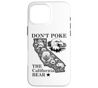 Don't Poke Bear California Republic State Park US Democracy Carcasa para iPhone 16 Pro MAX
