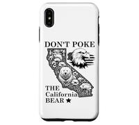 Don't Poke Bear California Republic State Park US Democracy Carcasa para iPhone XS MAX