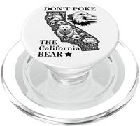 Don't Poke Bear California Republic State Park US Democracy PopSockets PopGrip para MagSafe