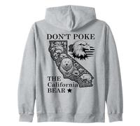 Don't Poke Bear California Republic State Park US Democracy Sudadera con Capucha
