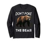 Don't Poke The Bear Warning Funny Grizzly Spirit Animal Manga Larga