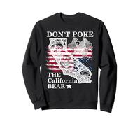 Don't Poke The California Bear Republic California Resist US Sudadera